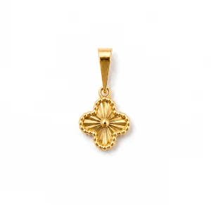 آویز طلای دروین مدل کلاورا کد: P503