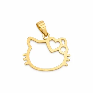 آویز طلای دروین مدل کیتی لاو کد: P512